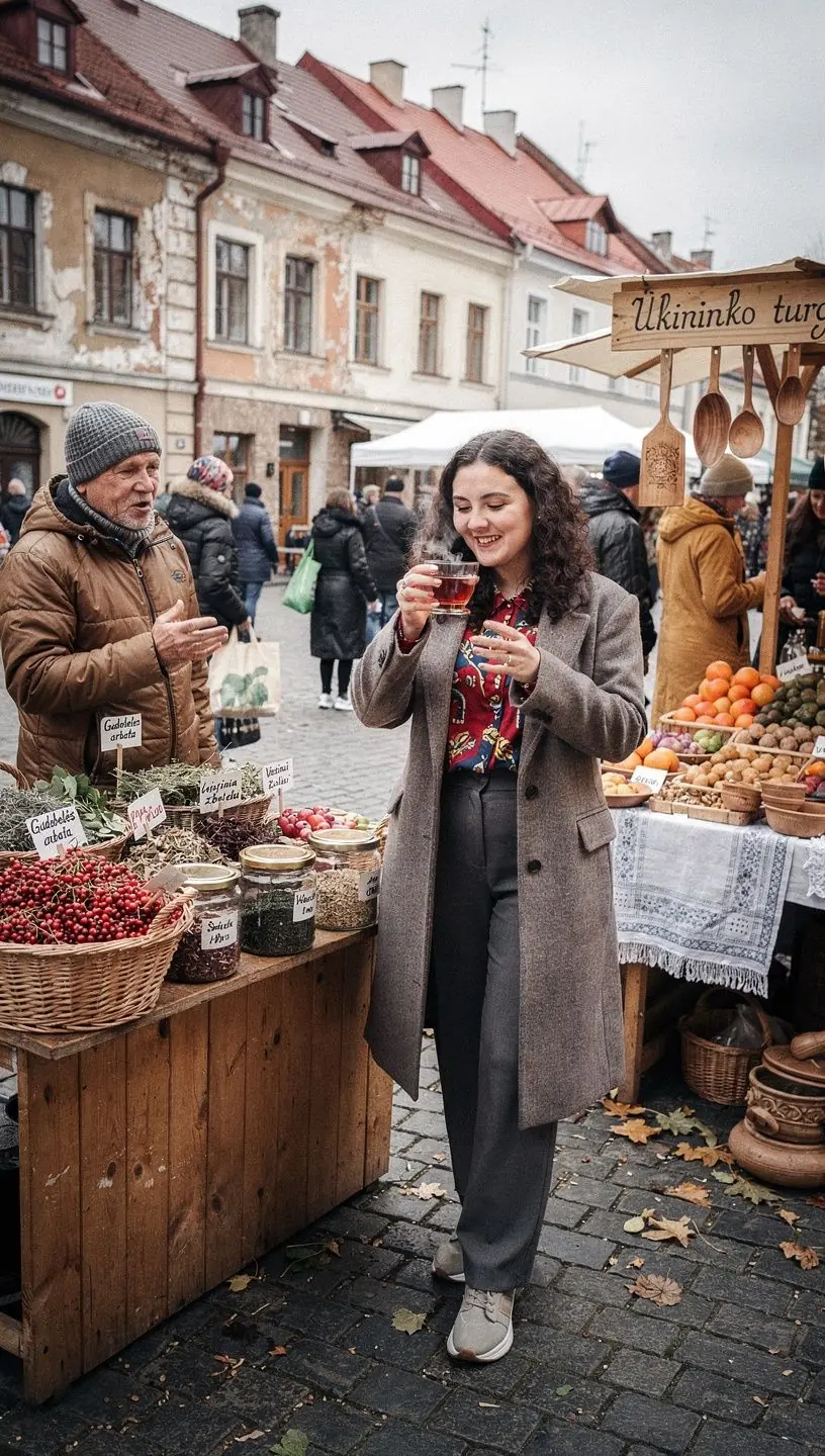 Tradiciškai paruošta šaltalankių arbata, kuri puikiai tinka širdžiai.