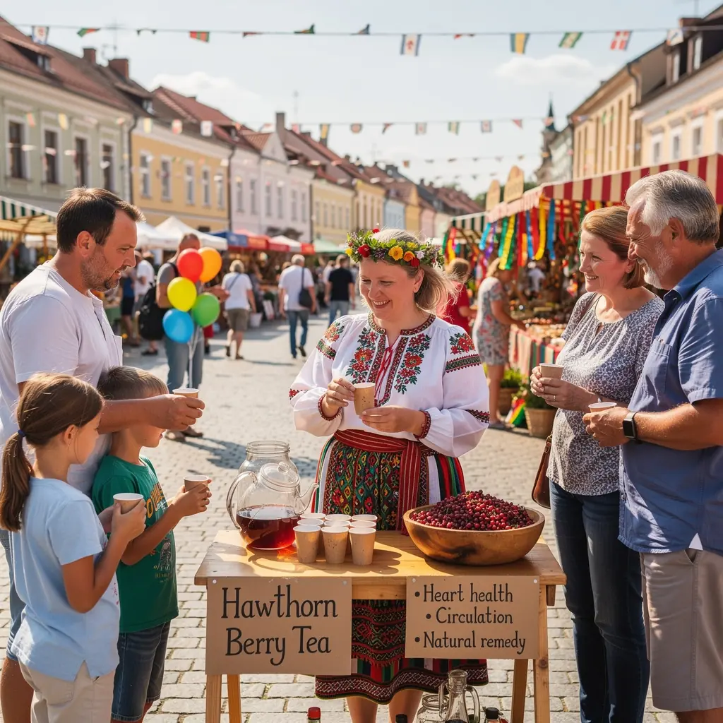 Tradiciškai paruošta šaltalankių arbata, pateikta su medumi ir citrina.